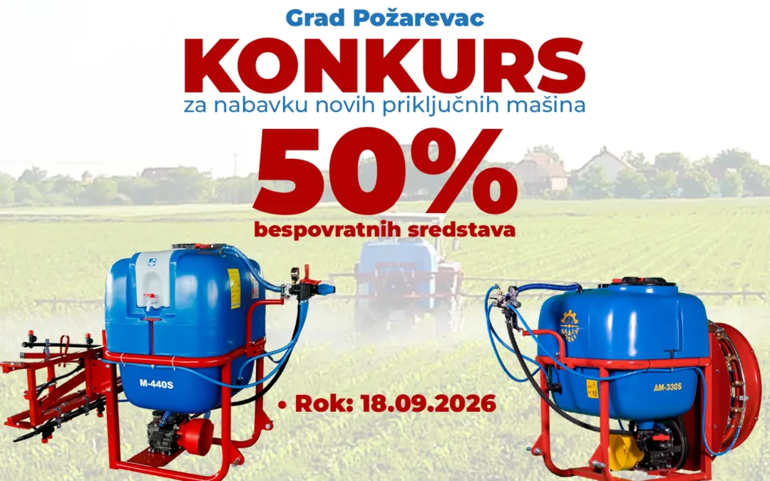 Do 700.000 dinara subvencija za poljoprivrednu mehanizaciju
